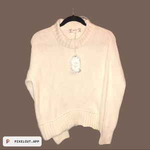 NWT Pink Rose juniors sweater